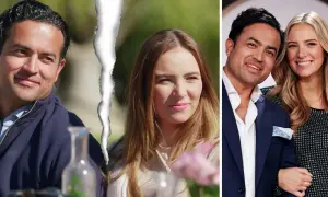 Amanda och Sergio, ett par som verkar ha gått igenom en del.