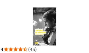 Bokomslag med porträtt av Jacques de Bascher, en stilfull man med fluga. Boken heter "Jacques de Bascher: Dandy de l'ombre".