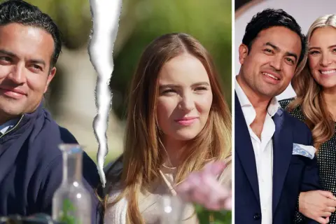 Amanda och Sergio, ett par som verkar ha gått igenom en del.
