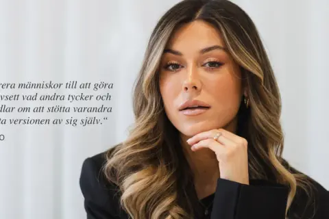 Bianca Ingrosso, grundare av Caia Cosmetics, inspirerar till att vara sitt bästa jag.
