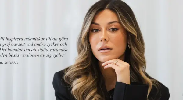 Bianca Ingrosso, grundare av Caia Cosmetics, inspirerar till att vara sitt bästa jag.