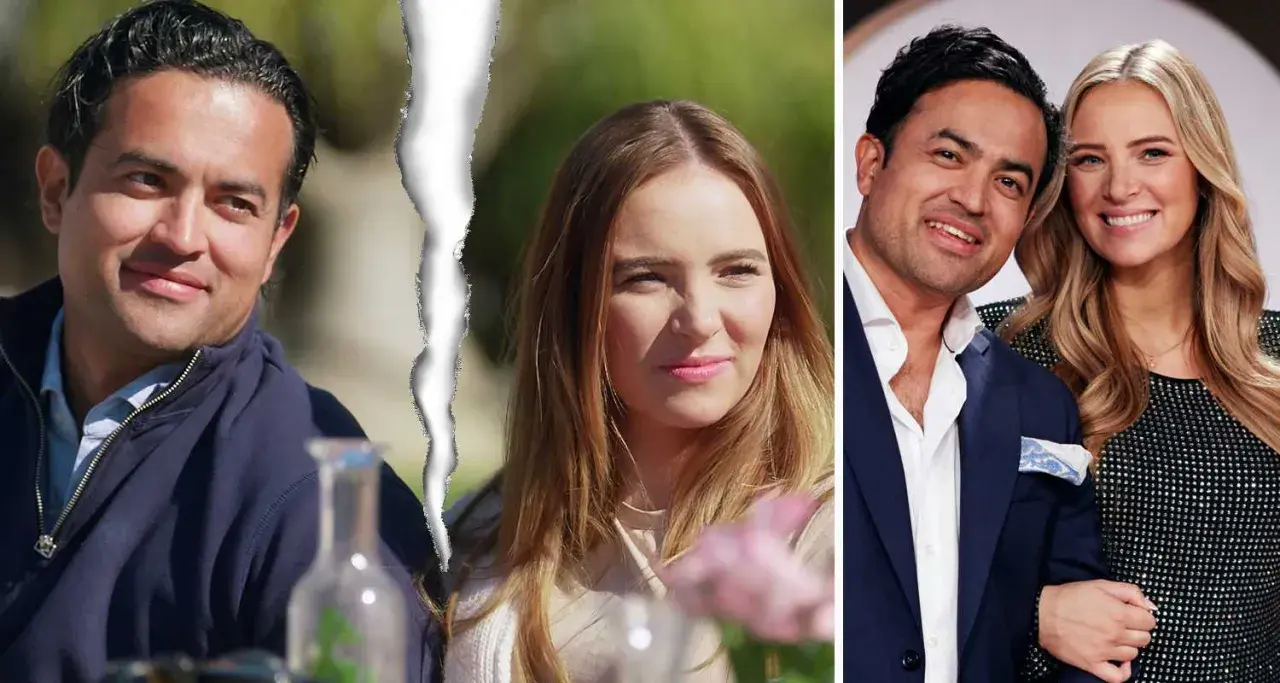 Amanda och Sergio, ett par som verkar ha gått igenom en del.